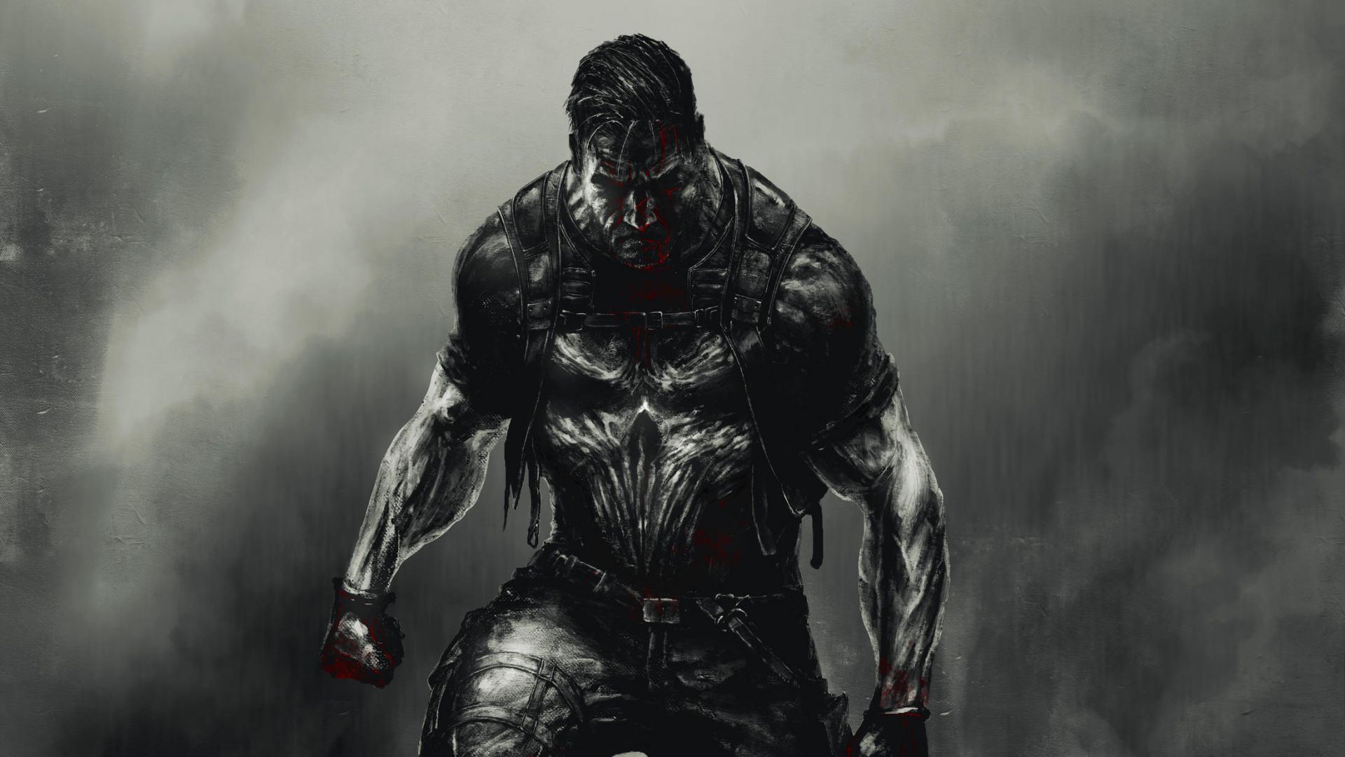 Desktop wallpaper punisher, marvel, superhero, dark, art, 2019, HD image, picture, background, d2d9d5