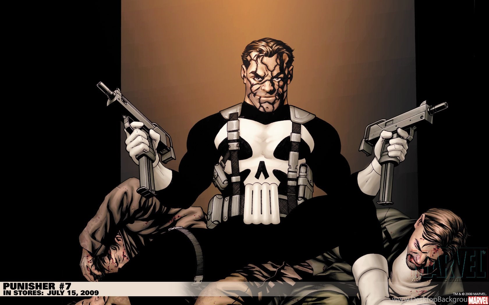 Punisher Armor Marvel Comics 4K Wallpaper #6.1986