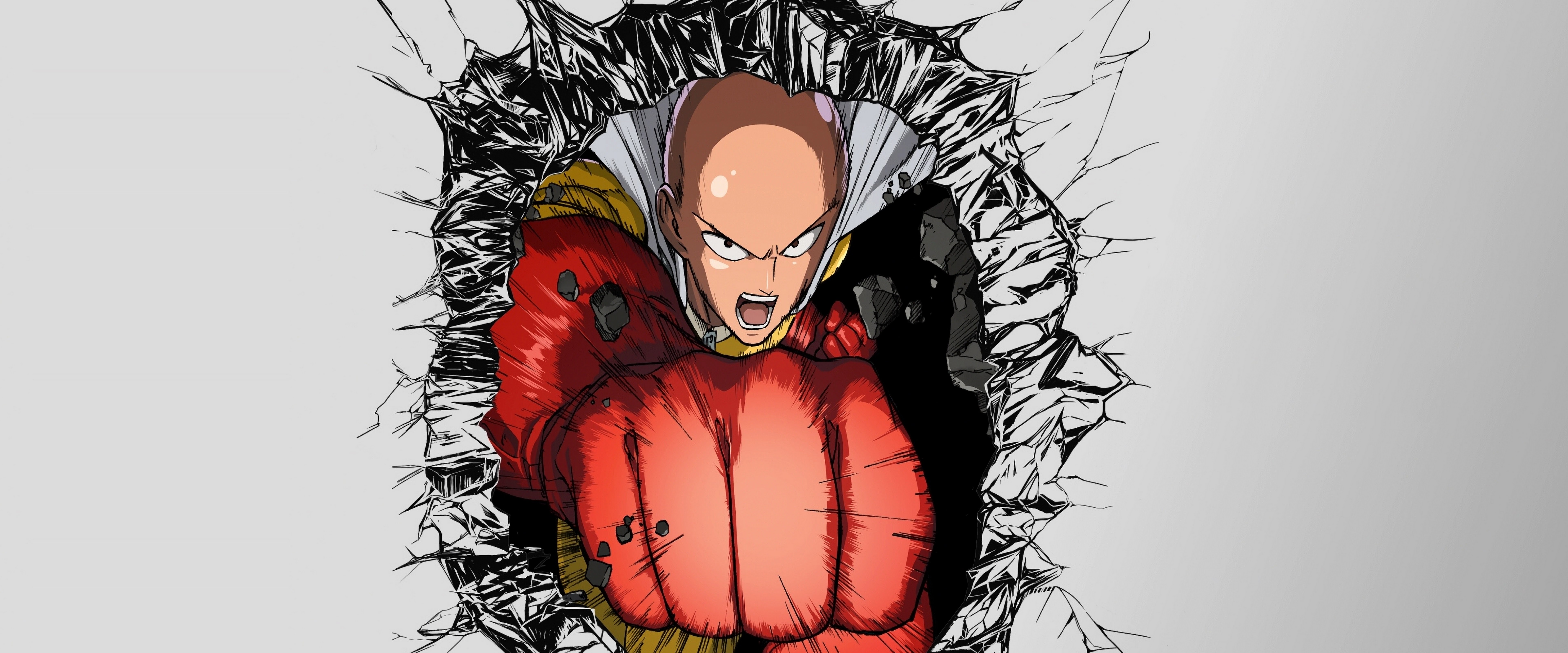 Saitama One Punch Man 4K Wallpaper