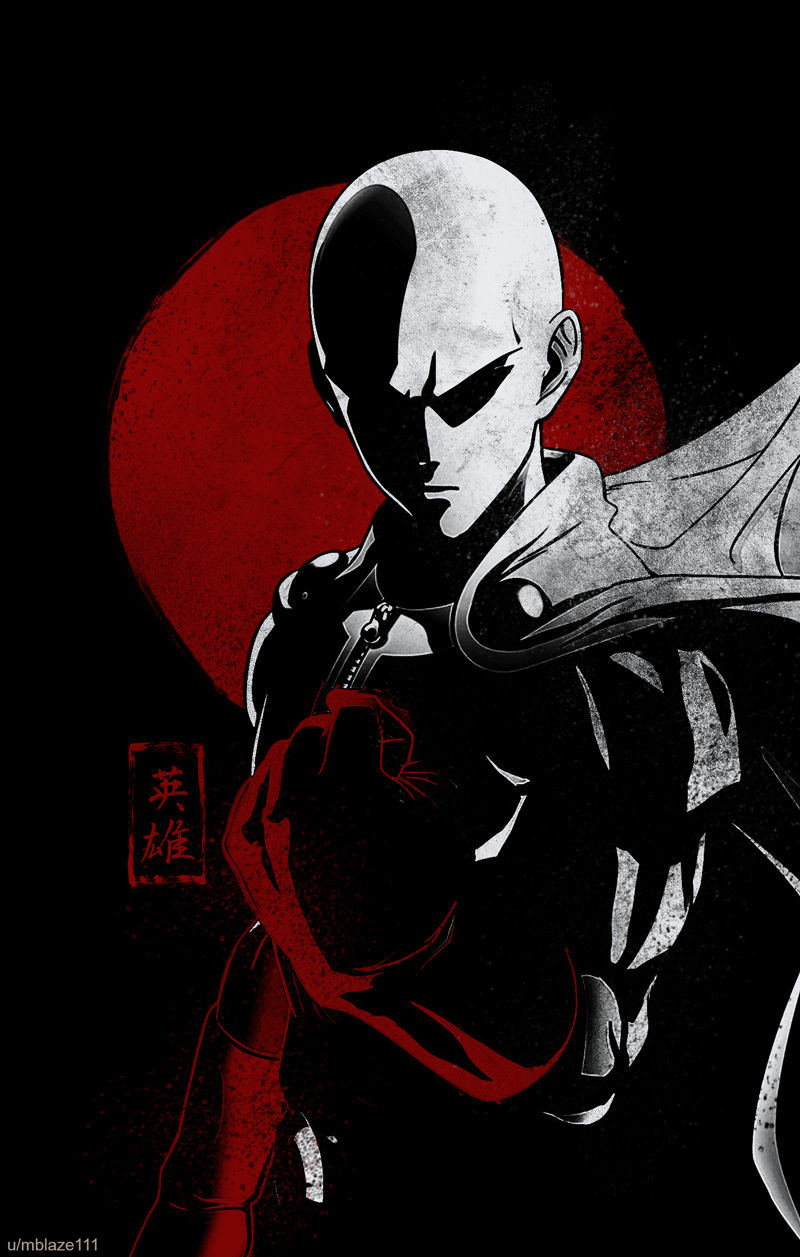 I made a Saitama phone wallpaper for you guys. If you guys like it, I will do more characters