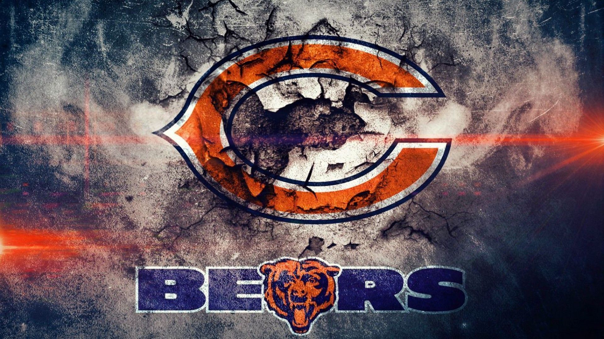 Chicago Bears NFL Wallpaper NFL Football Wallpaper. Chicago bears wallpaper, Chicago bears logo, Bear wallpaper