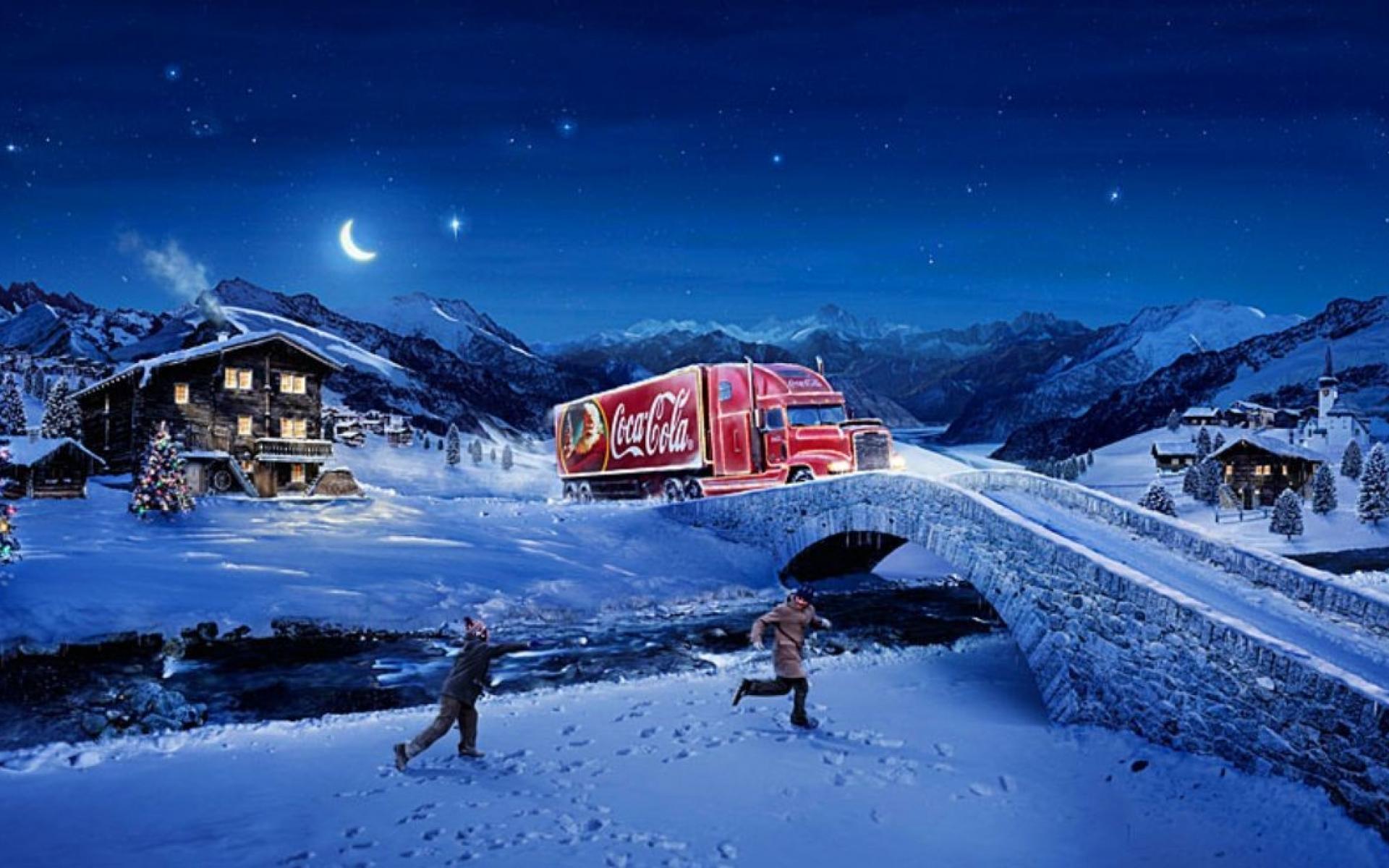 Зима новый год Кока кола
