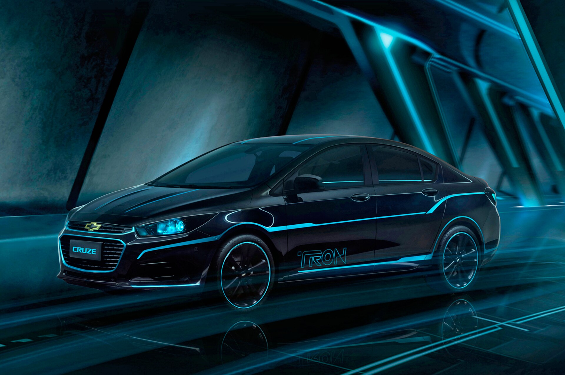 Chevrolet Cruze Gets Reimagined for the World of TRON in Beijing