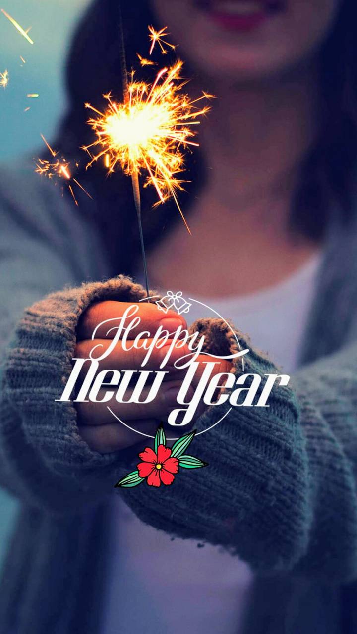 Happy New Year iPhone Wallpaper