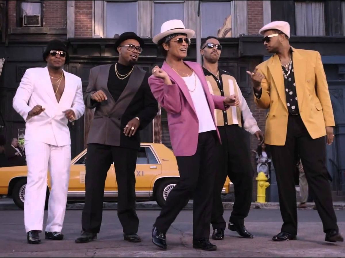 Bruno mars uptown funk outfit