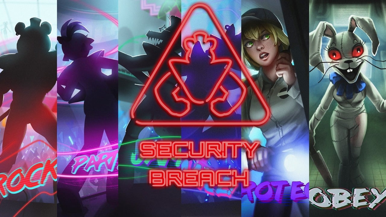 I made a few FNaF Security Breach Wallpaper for your PC!