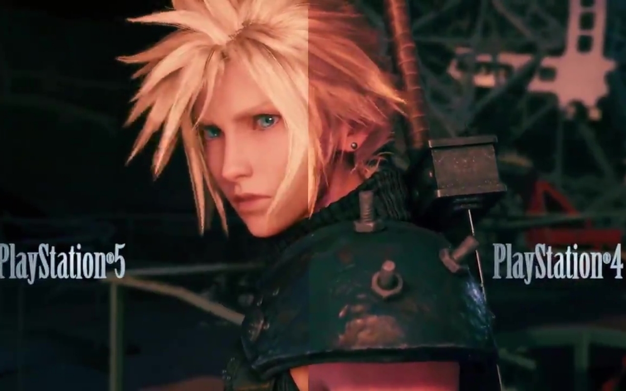Final Fantasy VII Remake Intergrade trailer compares PS PS5 visuals