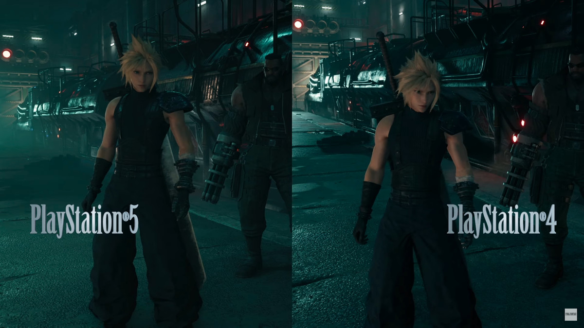 Cloud Strife's muscle mass on PS5: a very important investigation