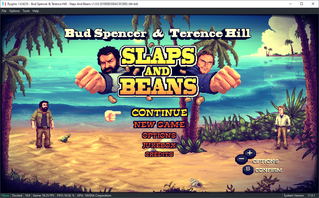 Bud Spencer & Terence Hill And Beans · Issue · Ryujinx Ryujinx Games List · GitHub