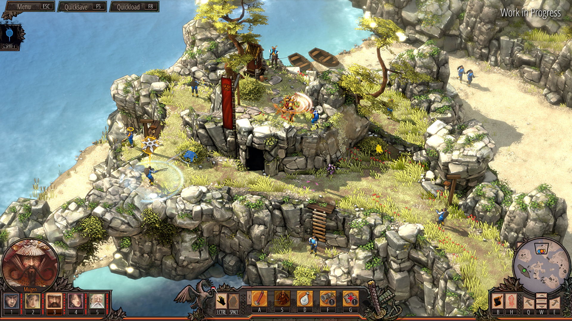 Shadow Tactics: Aiko's Choice is shaping into a small, but sublime slice of ninja fun. Rock Paper Shotgun