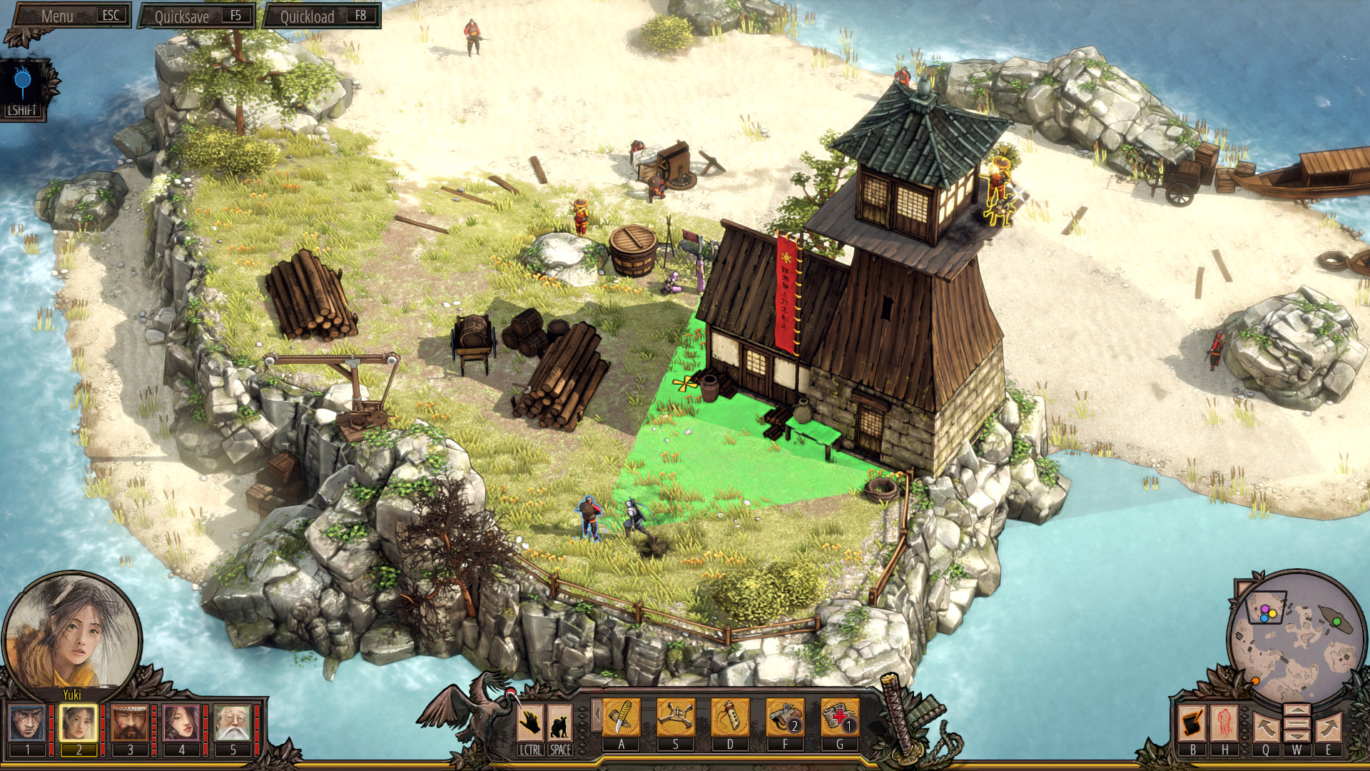 Save 10% on Shadow Tactics: Aiko's Choice on Steam