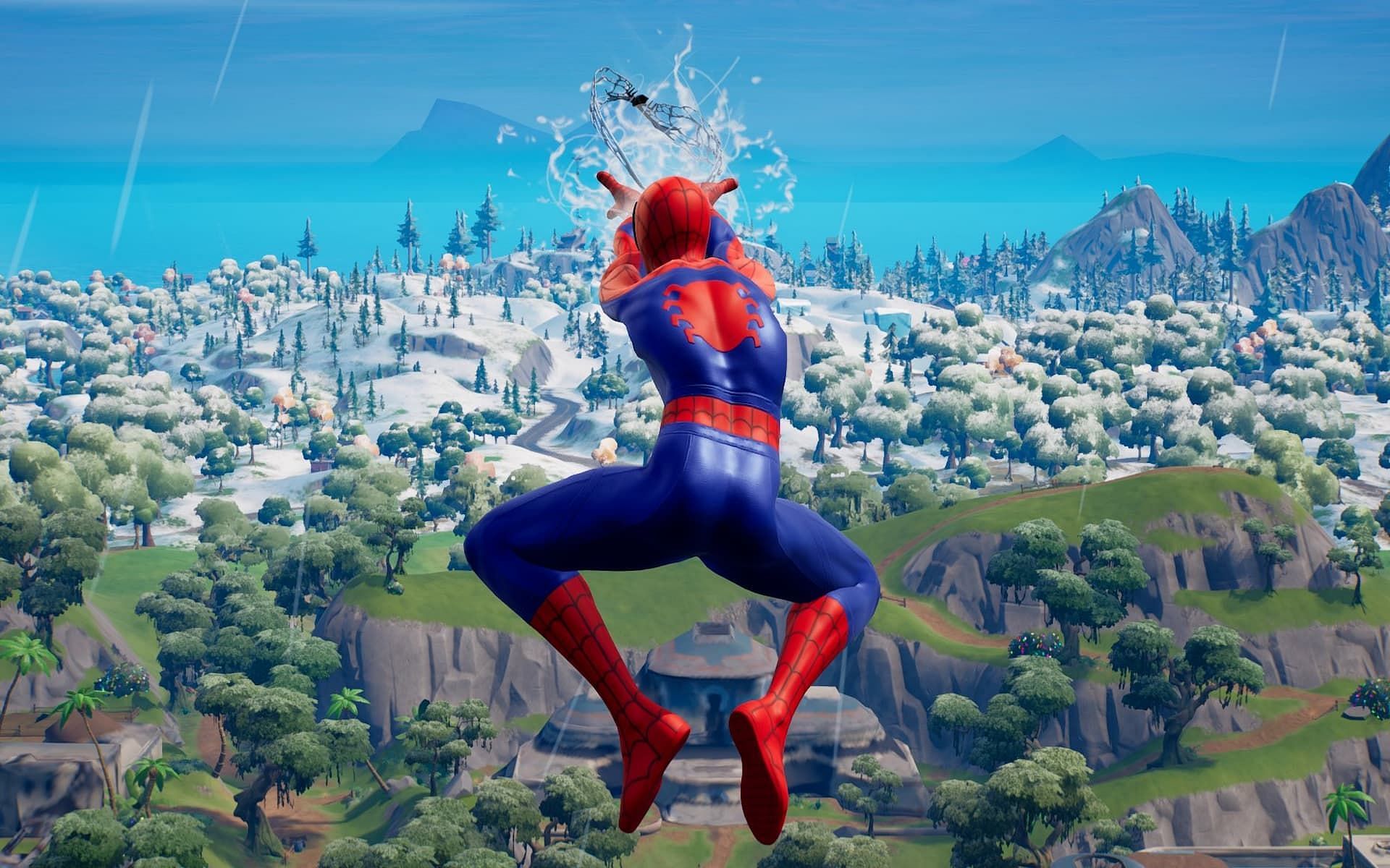 Where To Find The Spider Man Mythic Webslingers In Fortnite Chapter 3 Season 1