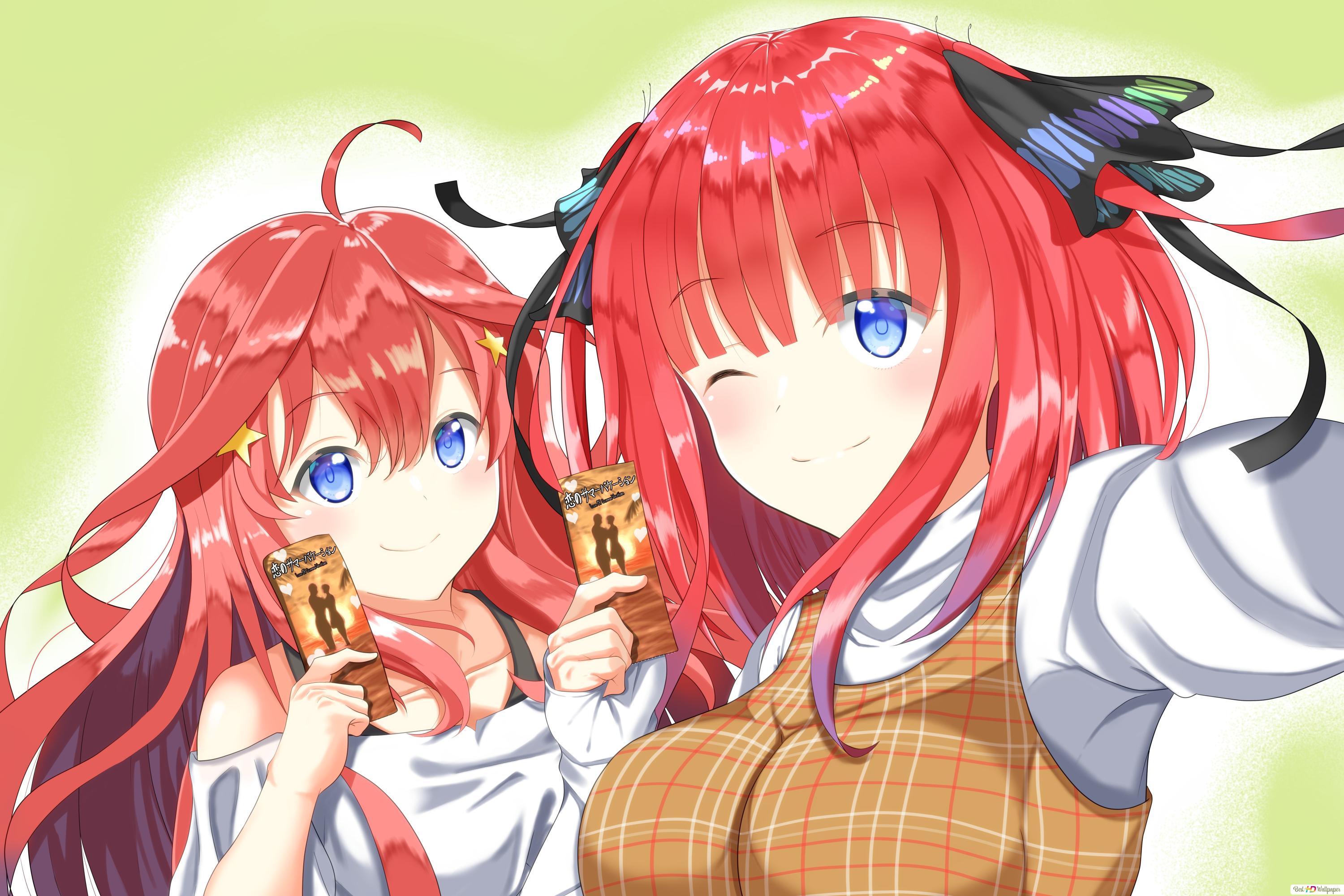 The Quintessential Quintuplets Nakano & Nino Nakano HD wallpaper download
