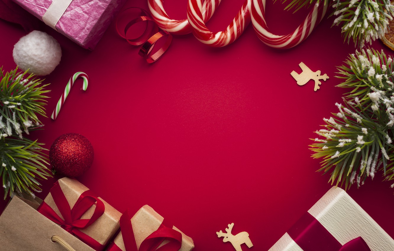 Wallpaper Christmas, tape, gifts, New year, tree, Happy New Year, Christmas, New Year, gift, Happy Christmas image for desktop, section новый год