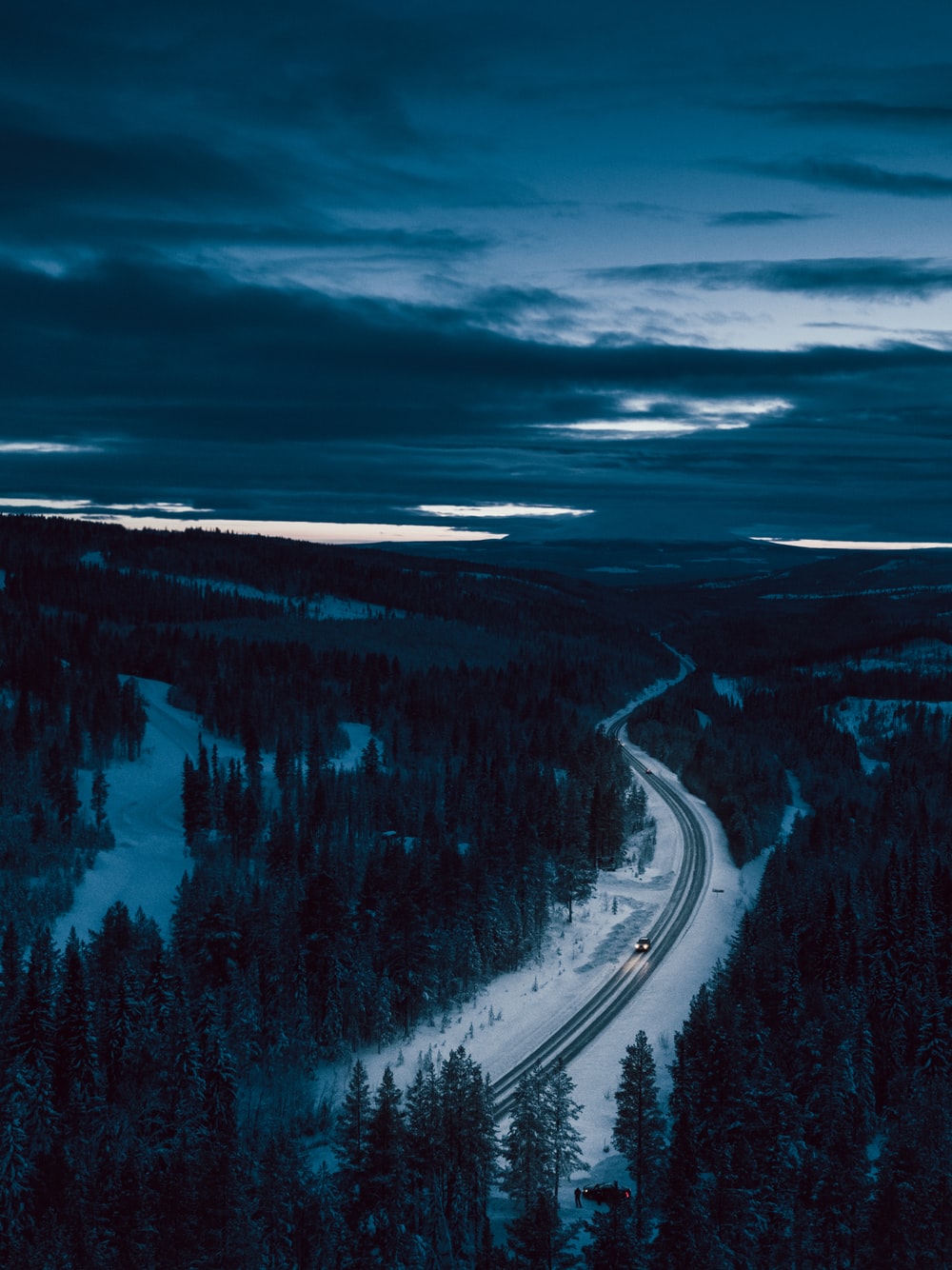 Winter Night Picture. Download Free Image