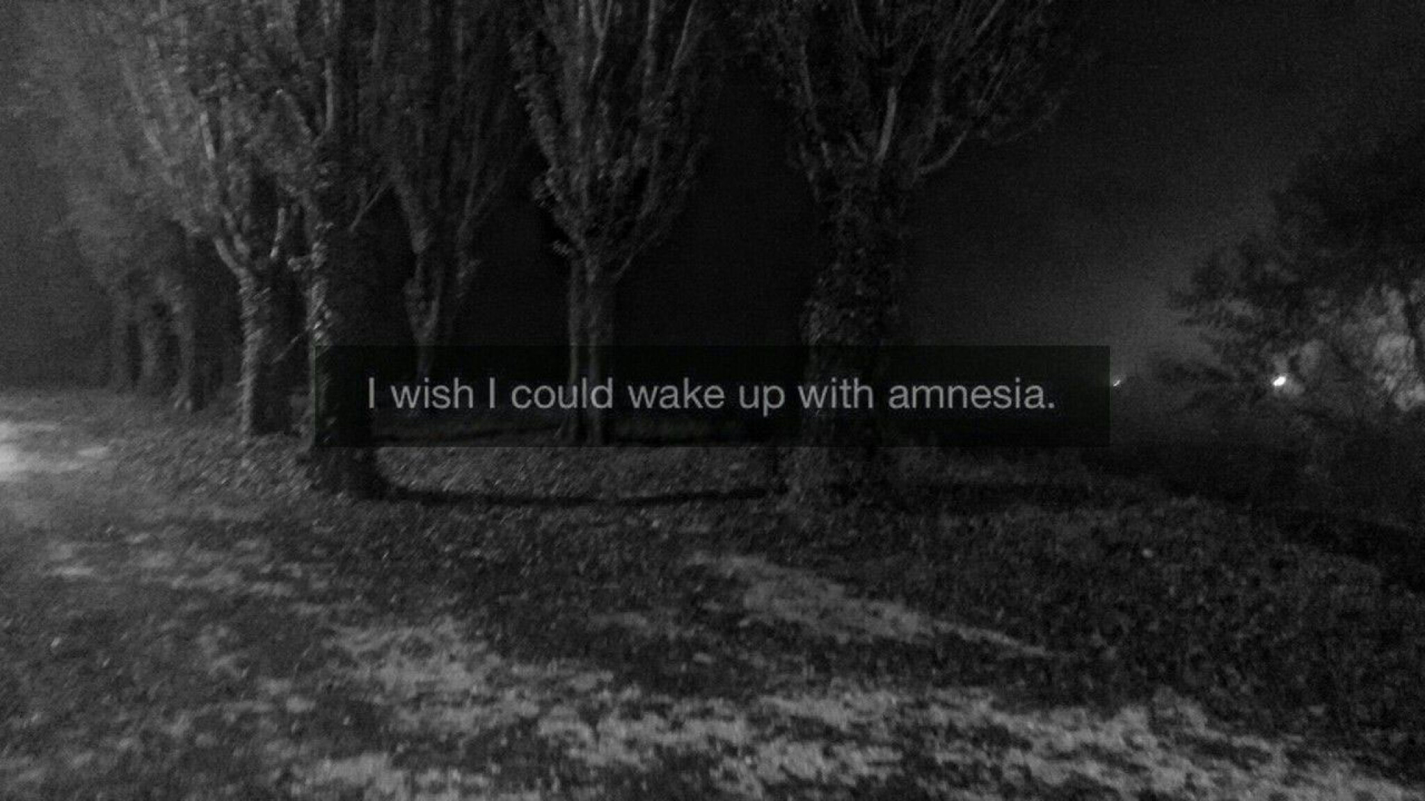 Aesthetic Black Wallpaper, I Wish I Could Wake Up With Amnesia. • Wallpaper For You HD Wallpaper For Desktop & Mobile