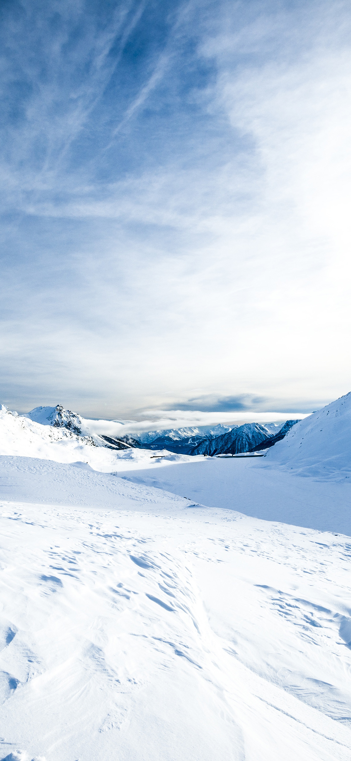 iPhone X wallpaper. winter snow mountain white nature