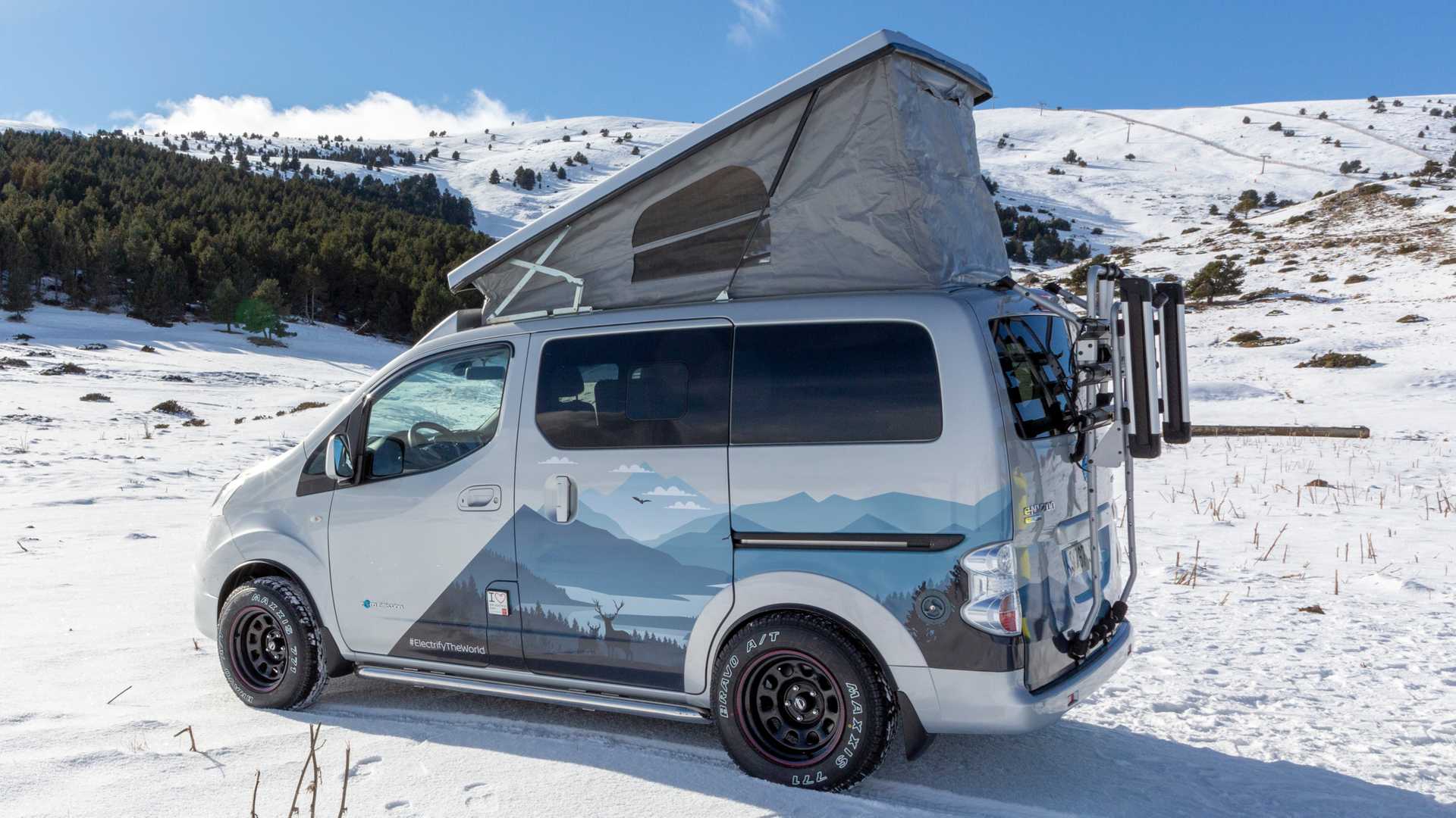 Nissan E NV200 Winter Camper Concept Imagines RV For EV Adventures