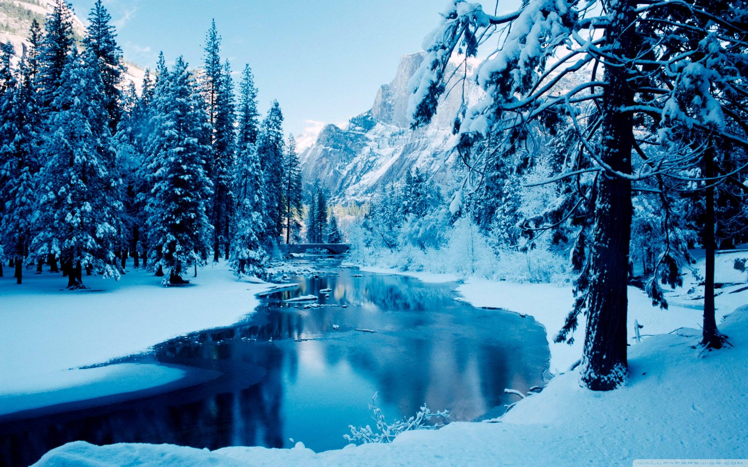 Winter Landscape Wallpaper HD Cool Resolution Winter Background