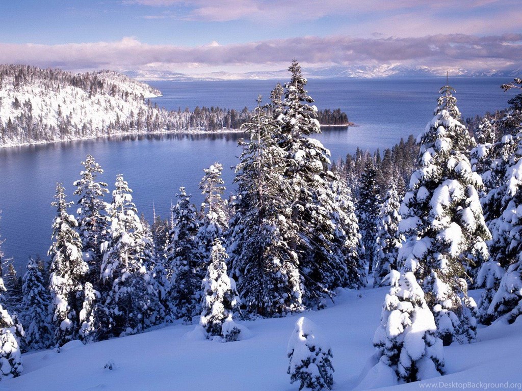Lake Tahoe Winter Wallpaper. Desktop Background