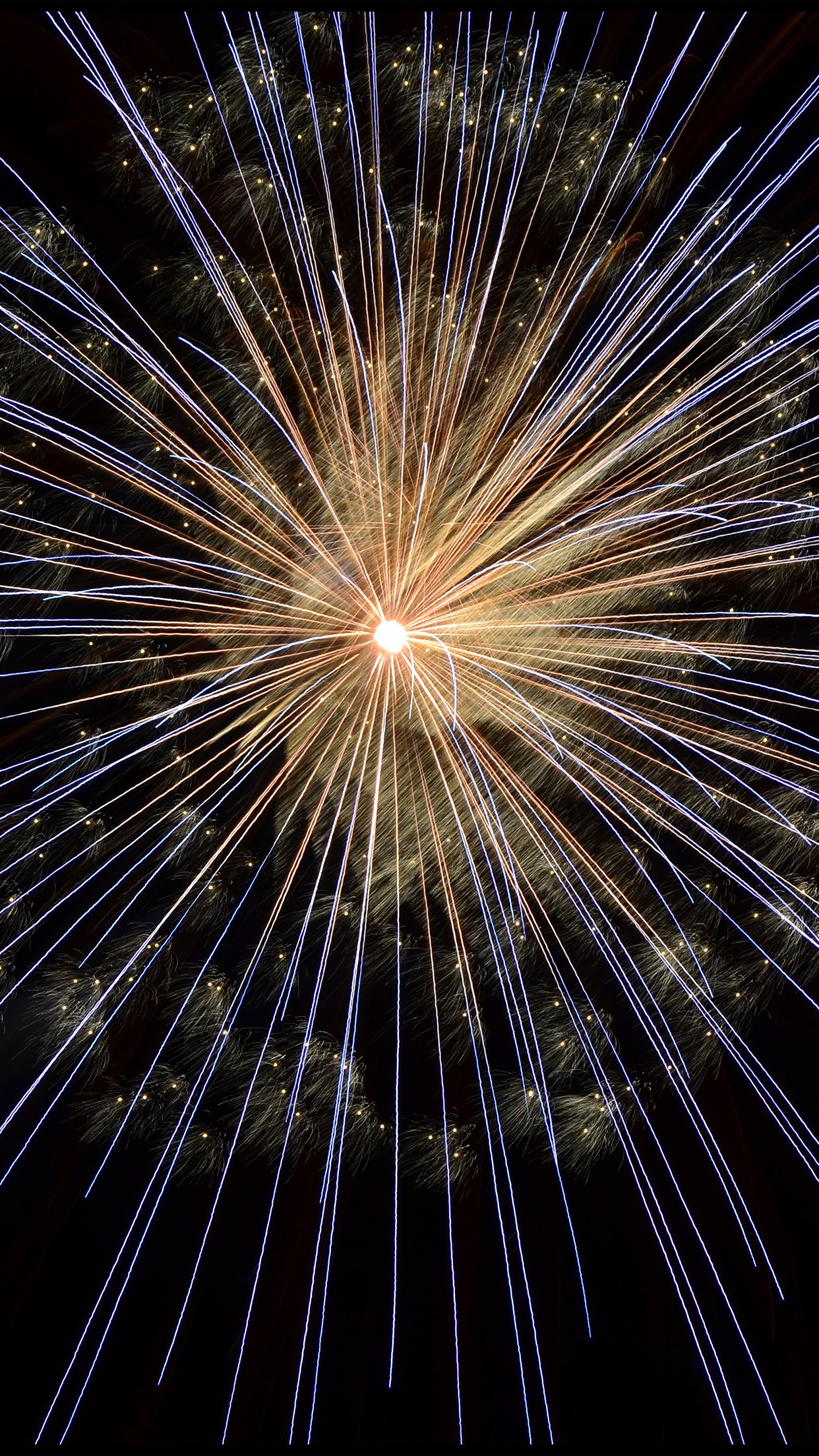 iPhone X wallpaper. happy new year firework sky party dark