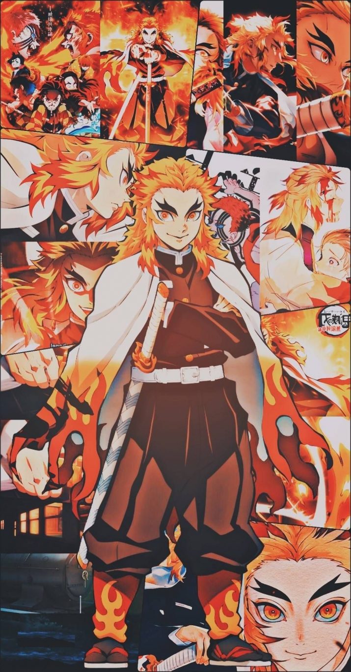 Kyojuro Rengoku Flame Tiger from Kimetsu no Yaiba Anime Wallpaper 4k Ultra  HD ID11576