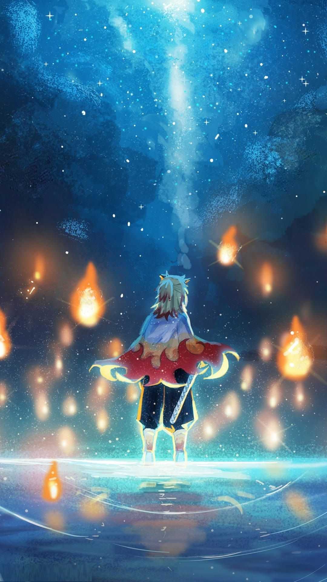 Kyojuro Rengoku Flame Hashira 🔥 4K Phone iPhone Wallpaper #5951c