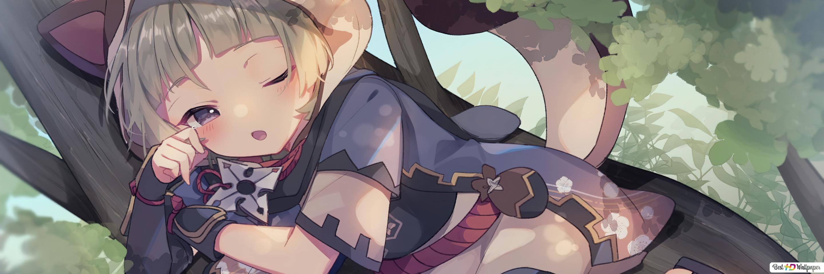 2021) Sayu (Anemo Character) Impact (Anime Video Game) HD wallpaper download Games wallpaper