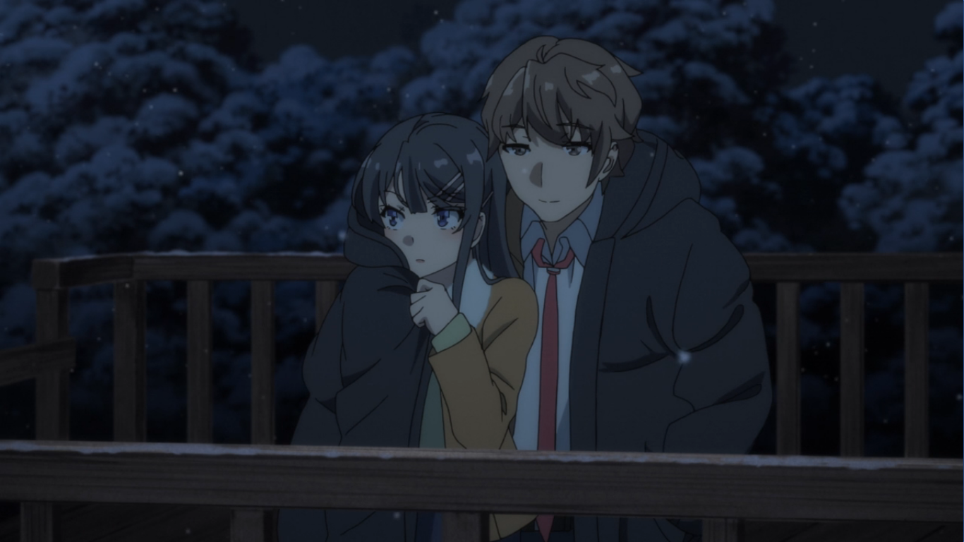 Mai and Sakuta cuddle. Anime cover photo, Mai sakurajima, Bunny girl