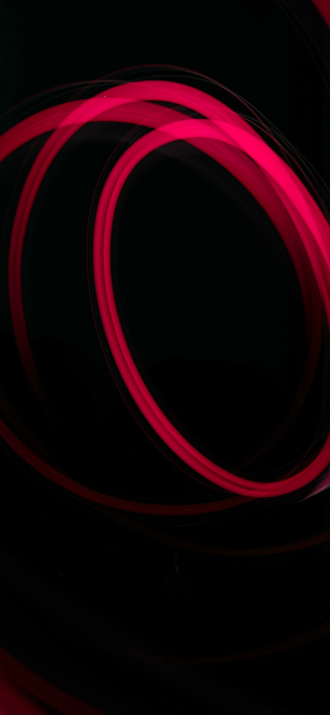 iPhone X wallpaper. circle light dark red pattern