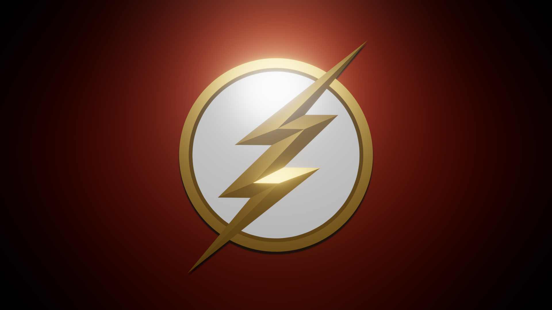 The Flash Logo Wallpaper HD Wallpaper