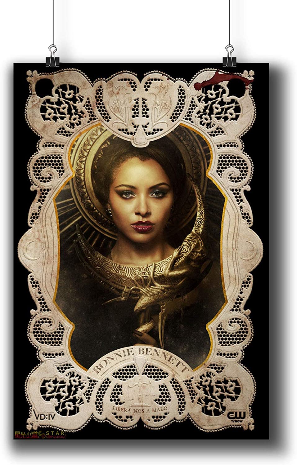 The Vampire Diaries TV Series Poster Small Prints 058 018 Bonnie Bennett Kat Graham, Wall Art Decor For Dorm Bedroom Living Room (A4. 8x12inch. 21x29cm): Posters & Prints