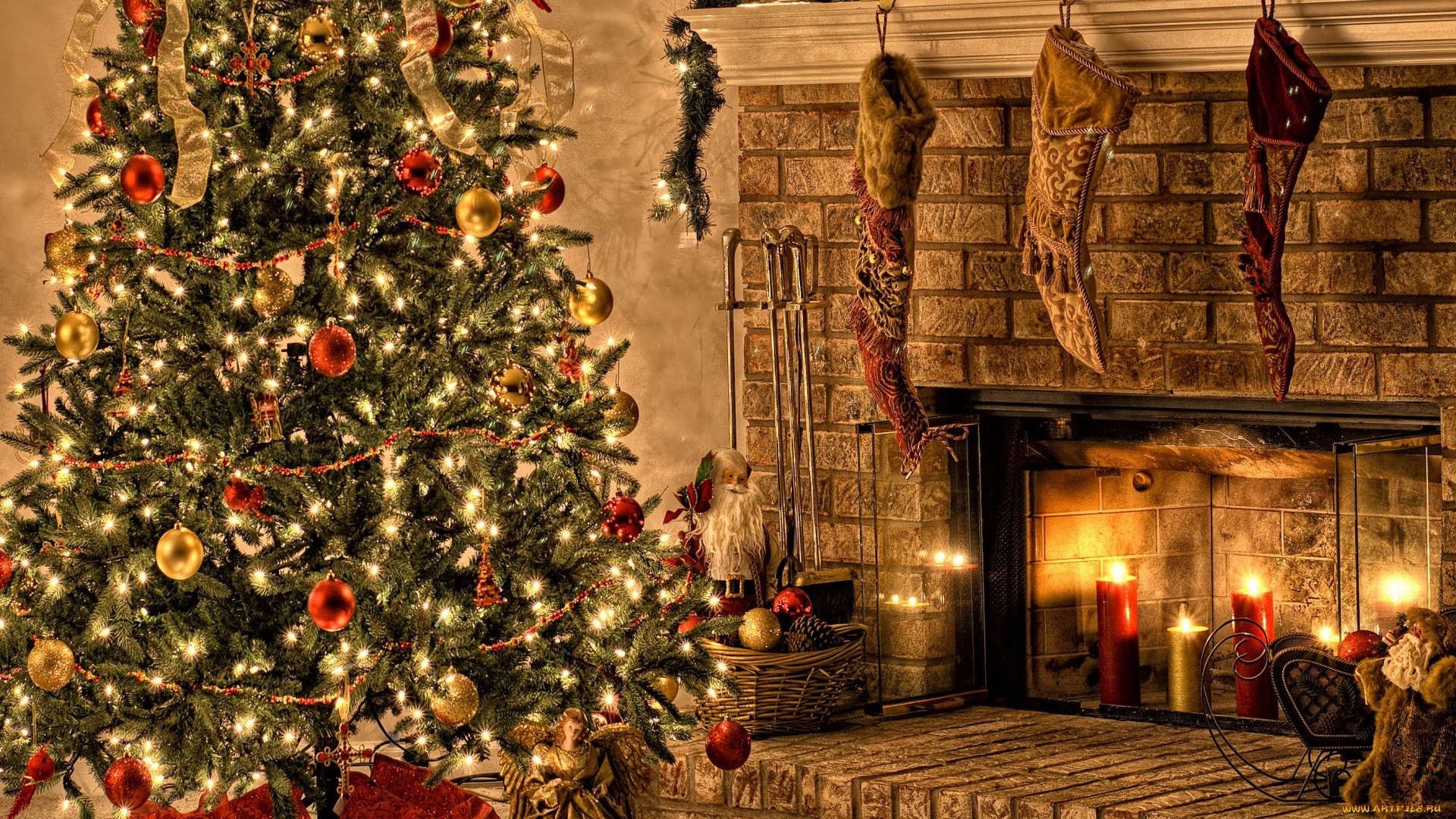 Christmas Tree HD Wallpaper