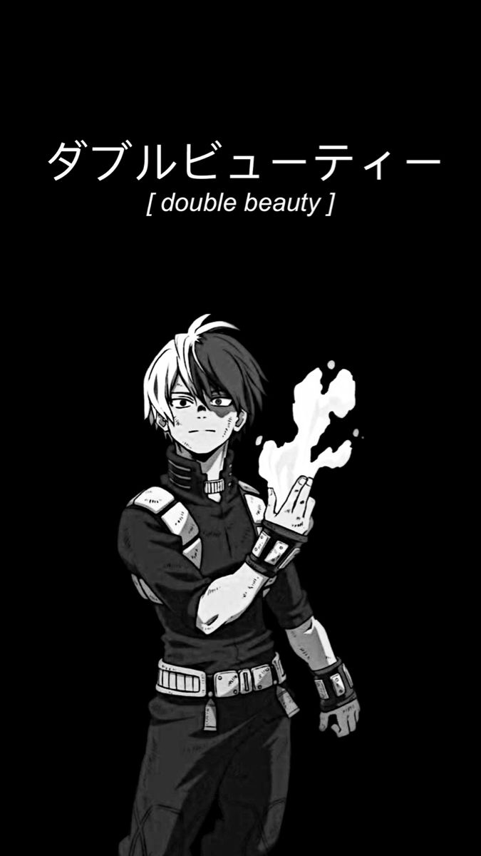 Todoroki Black Wallpaper
