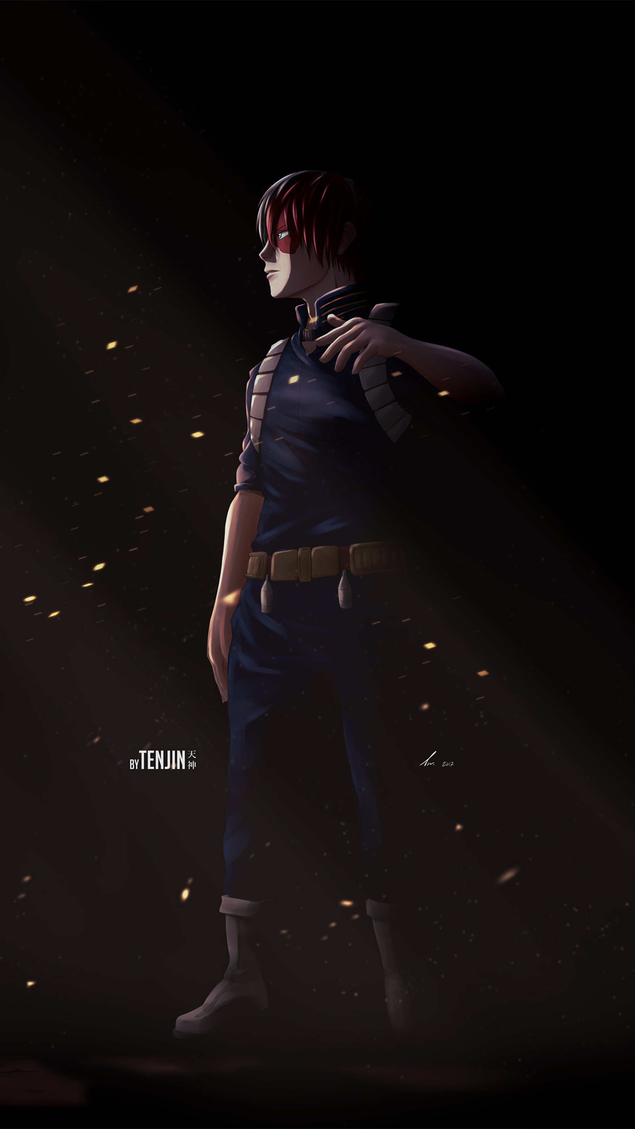 Shouto Todoroki My Hero Academia 4k Art Sony Xperia X, XZ, Z5 Premium HD 4k Wallpaper, Image, Background, Photo and Picture