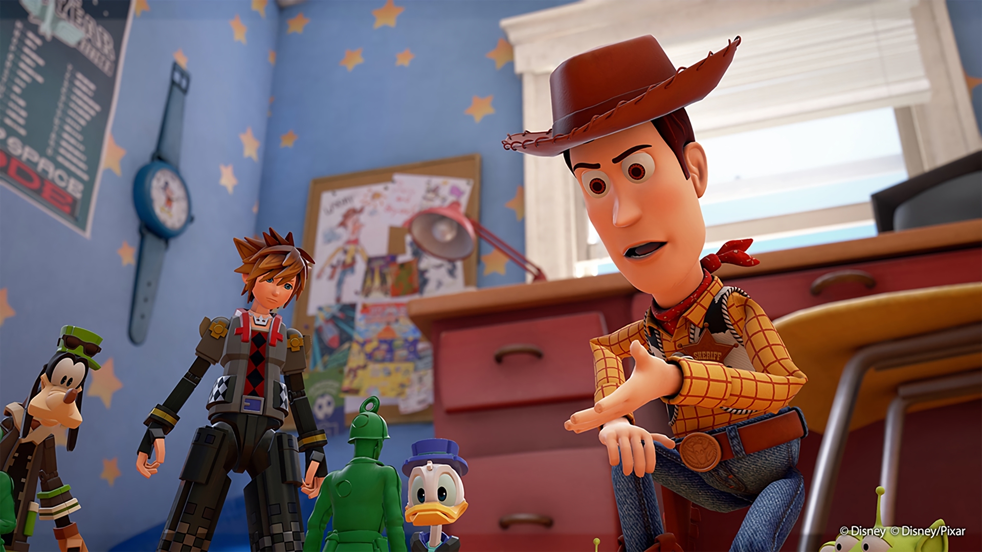 Sora Toy Story Woody Kingdom Hearts III HD