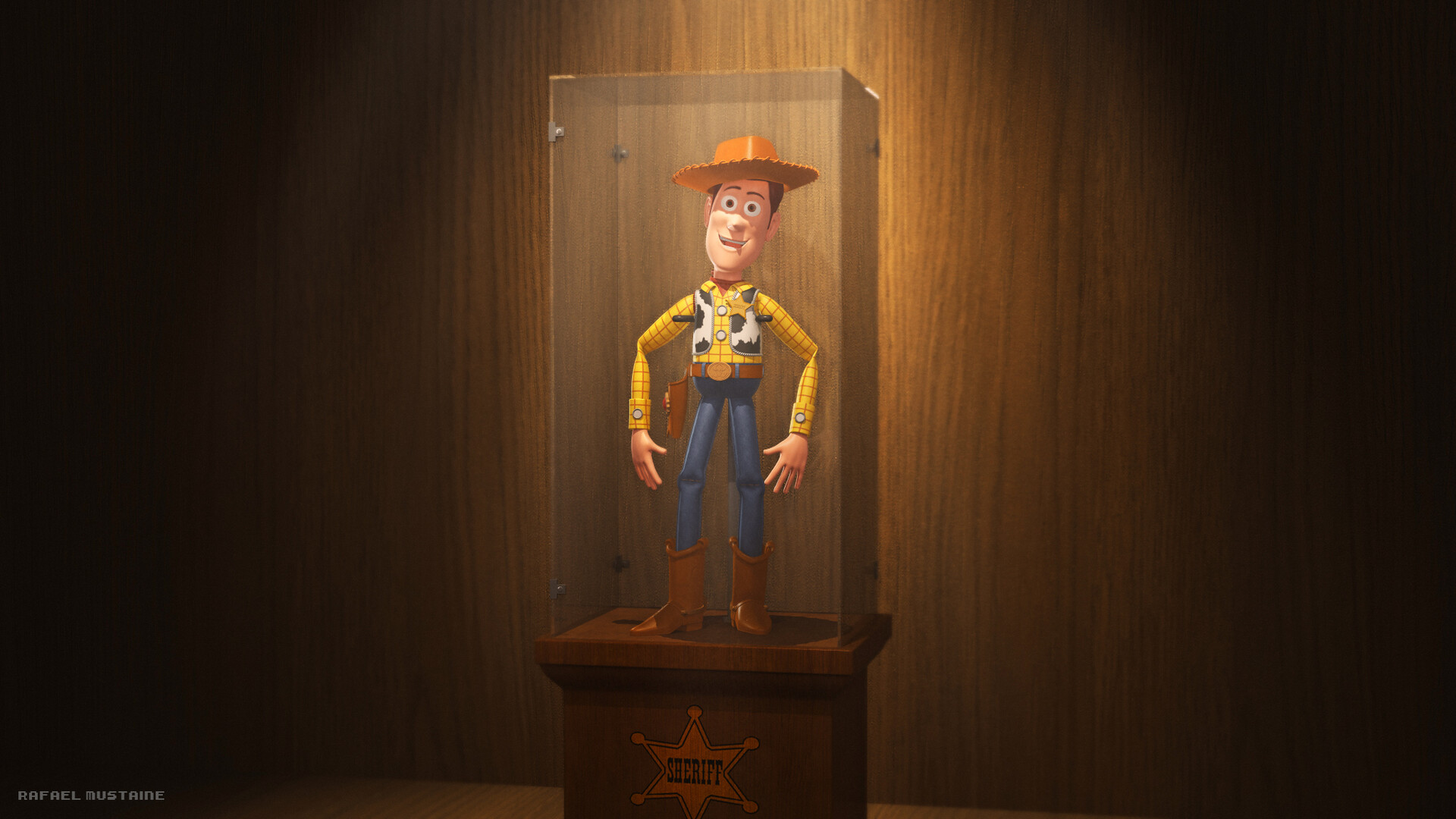 Woody Toy Story Fan Art, Rafael Mustaine