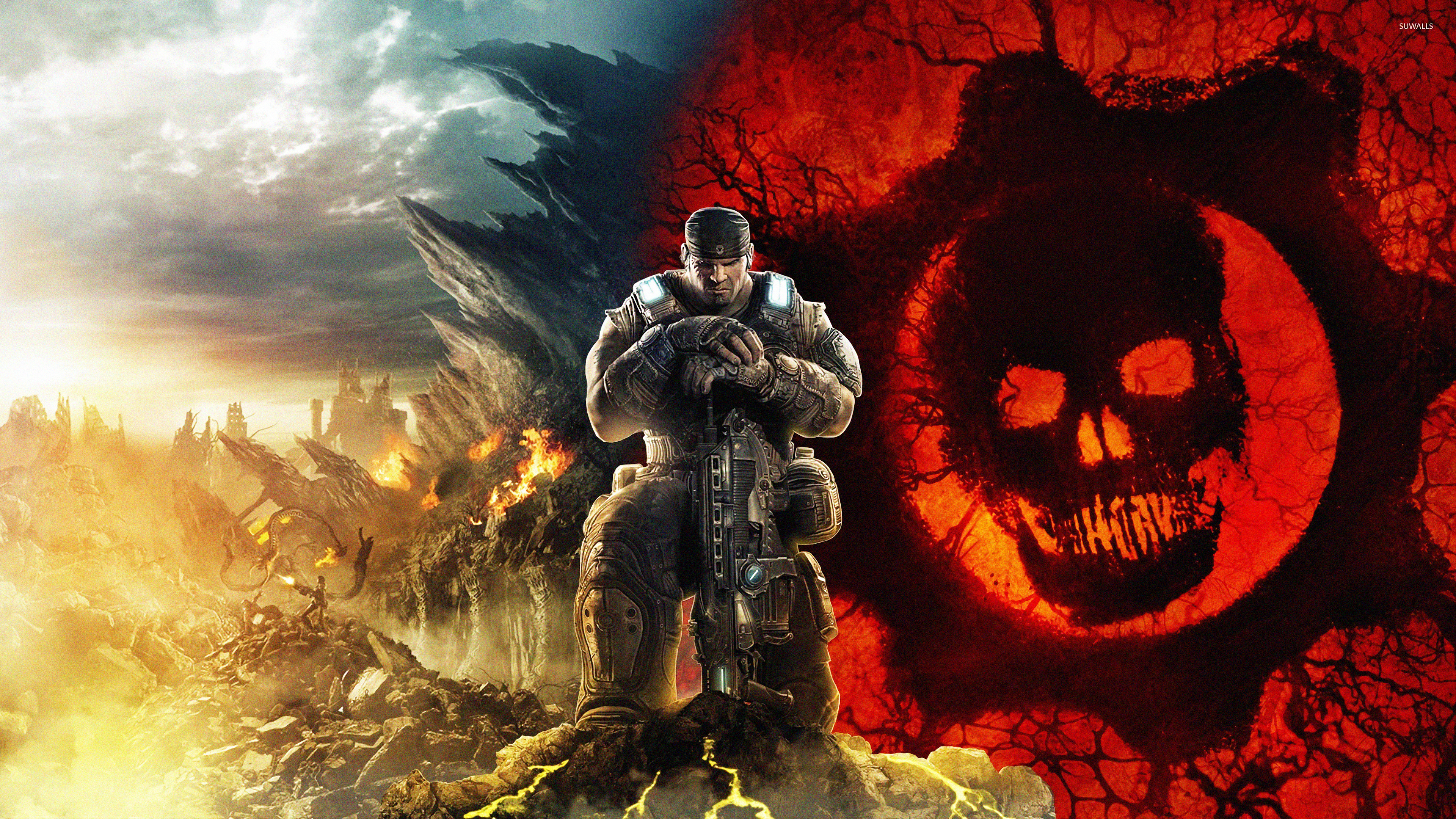 Gears of War 5 Wallpaper 4K, Marcus Fenix, Gears Xbox One, Xbox Series X, Games