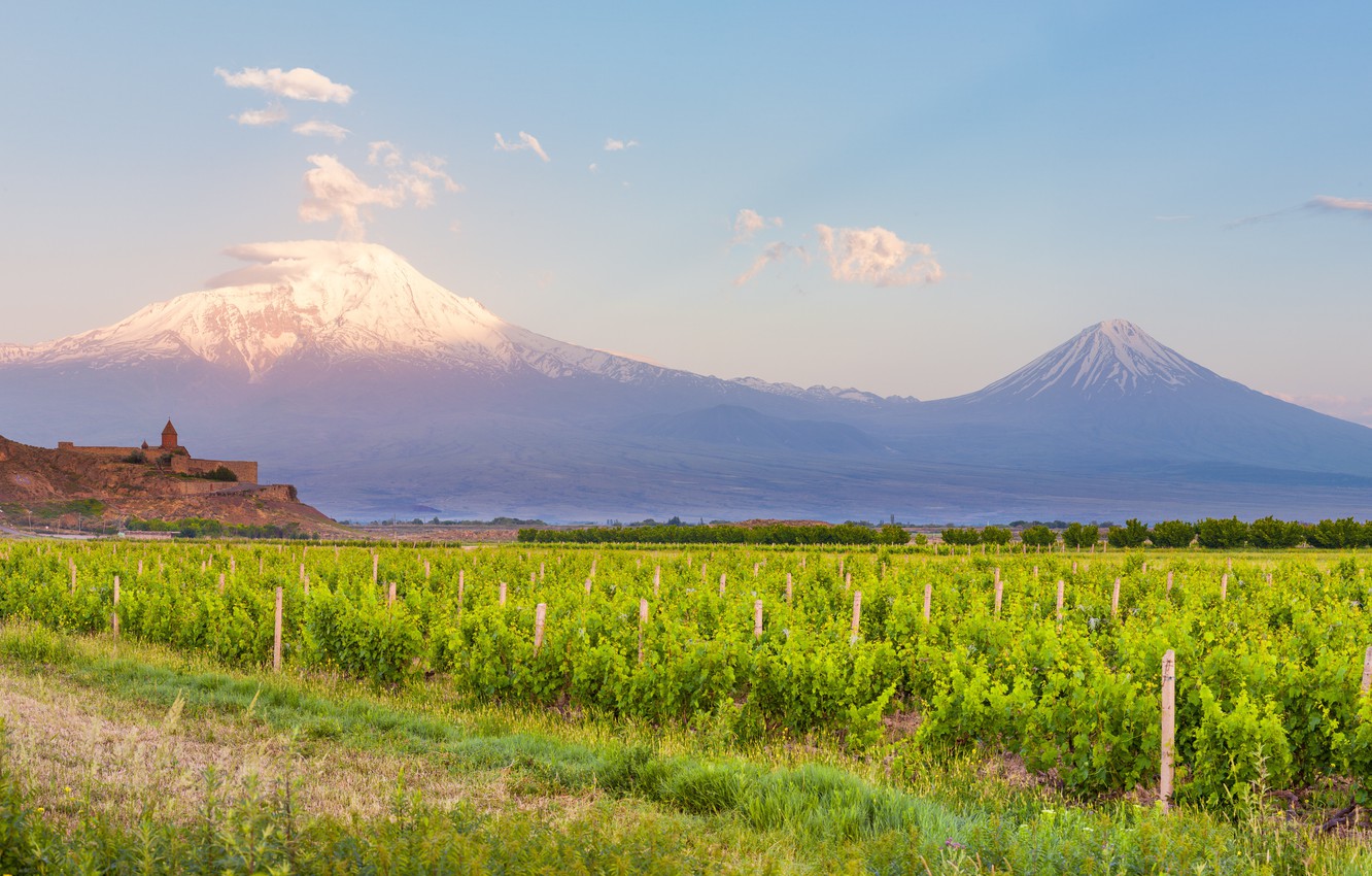 Wallpaper Armenia, Ararat, Hayastan, Xor virap image for desktop, section пейзажи