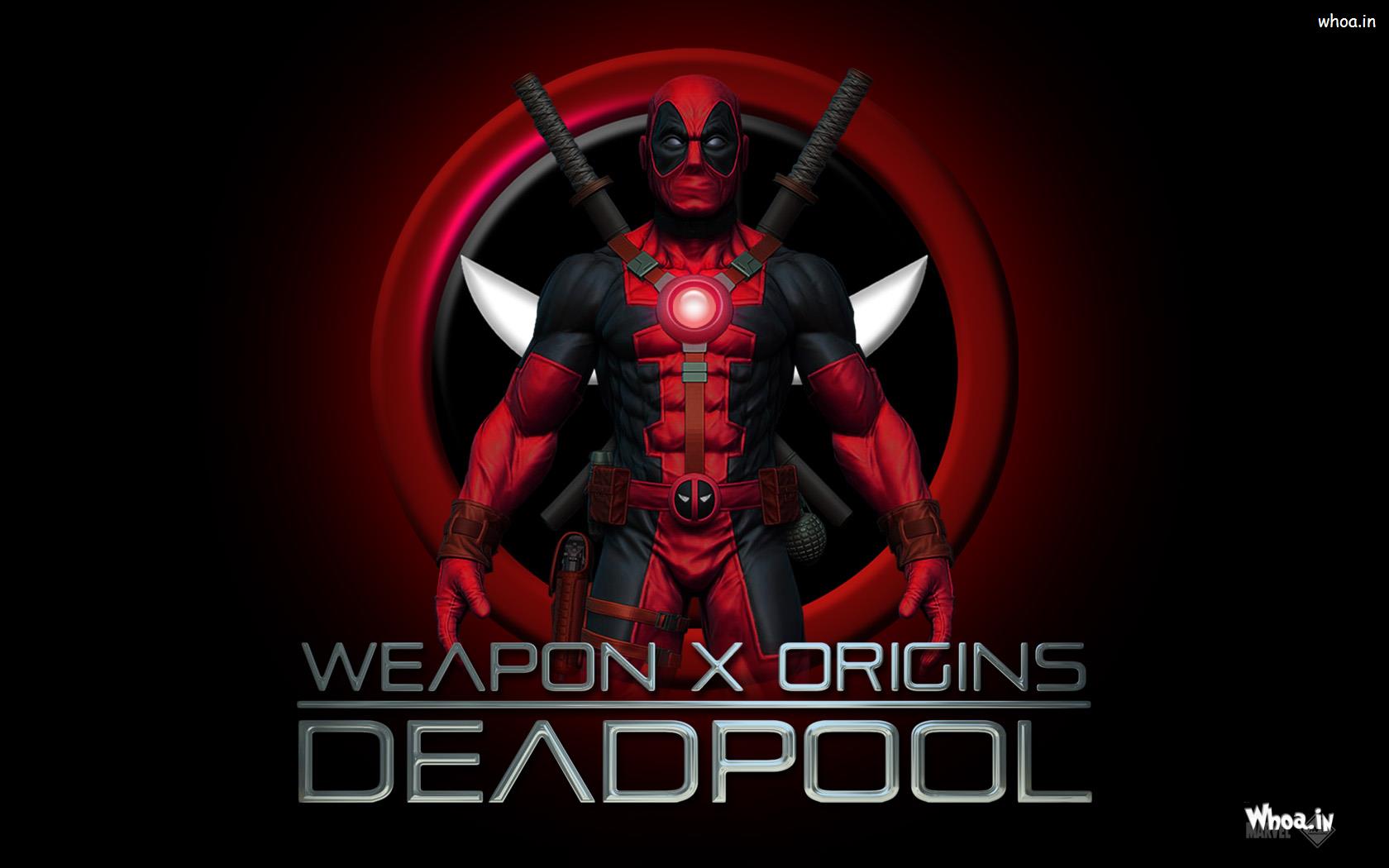 Weapon X Origins Deadpool 2016 Hollywood Movie Poster