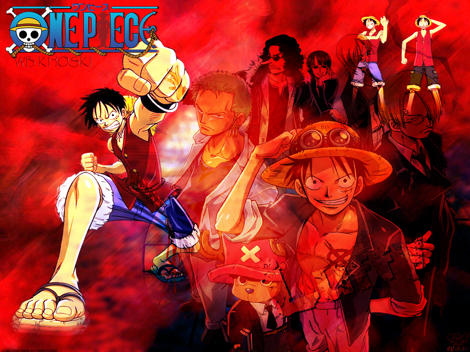 Monkey D luffy and nakamas one piece WB KHOSKI Wallpaper and Background Imagex1200