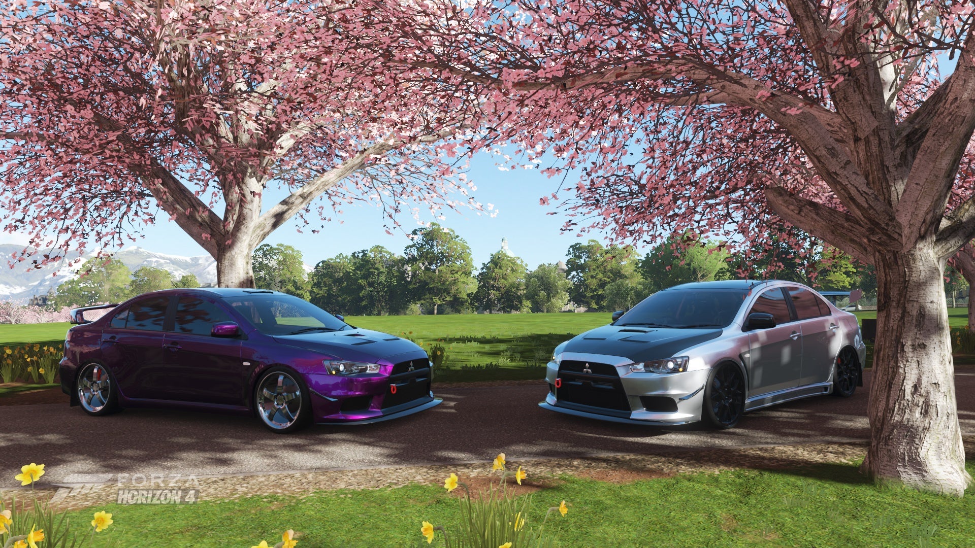 Was in photo mode snapping some cherry blossom picture, and when I exited my car had multiplied. If you're on here, thanks for the picture <3