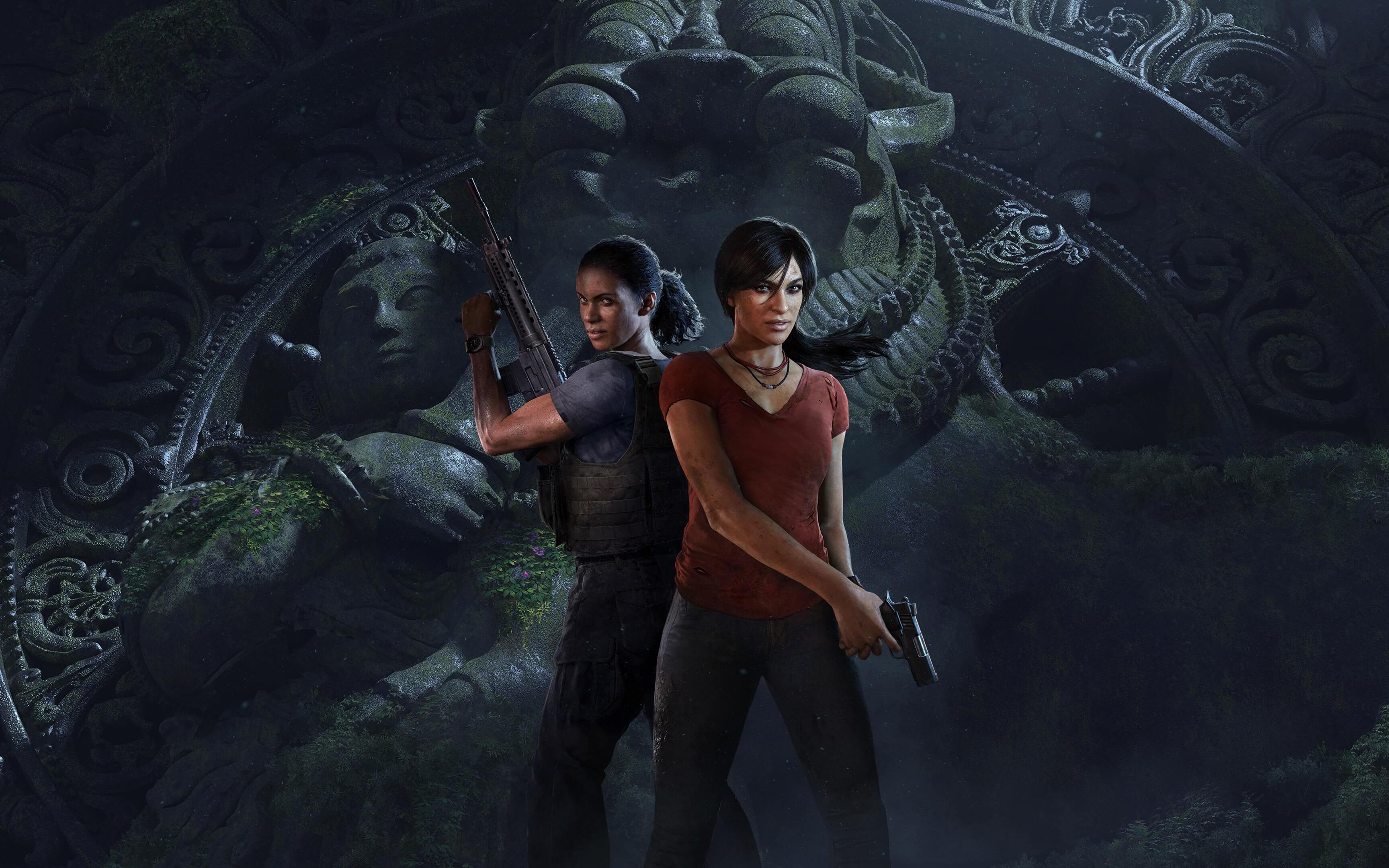 Nadine Ross Chloe Frazer Uncharted The Lost Legacy 4K Wallpaper • GamePhD