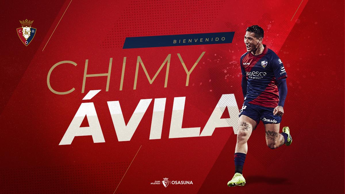 Fútbol Total ✍️. Ezequiel 'Chimy' Ávila es nuevo jugador de #Osasuna. El extremo argentino llega procedente de San Lorenzo y firma hasta 2023