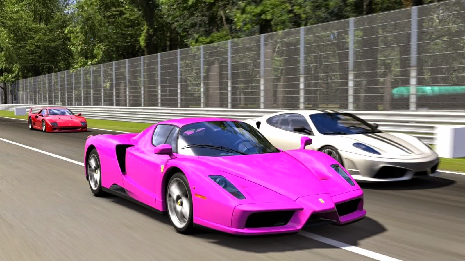 Ferrari Cars: Ferrari Enzo Wallpaper Pink
