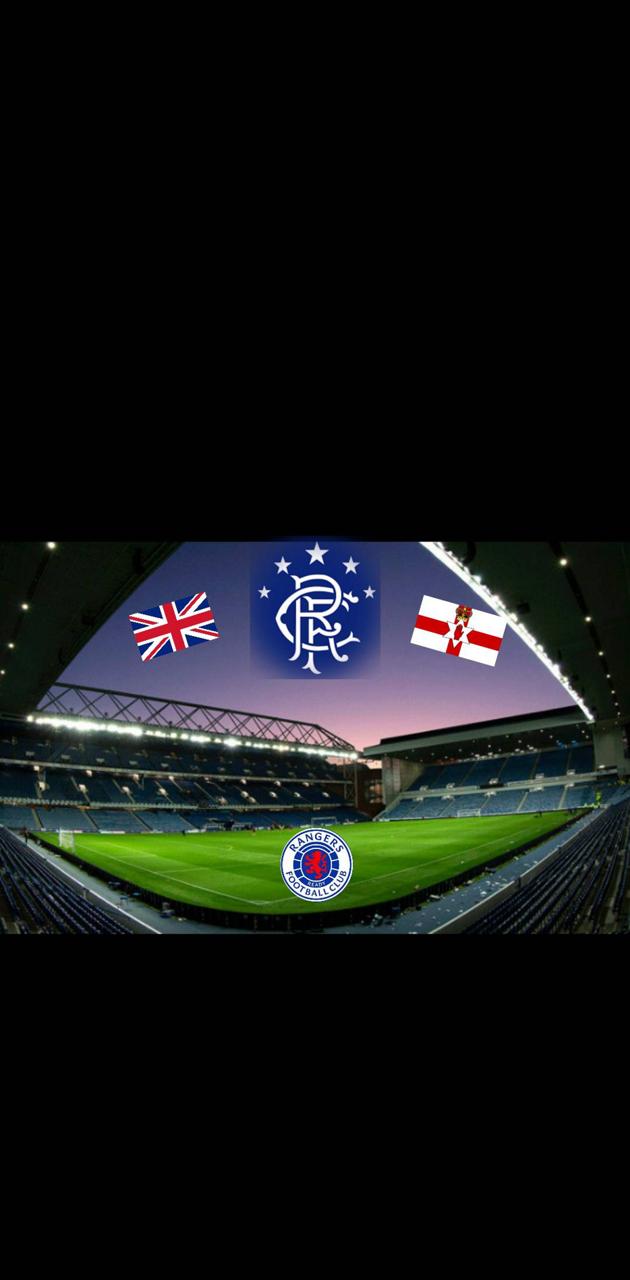 Ibrox at night wallpaper