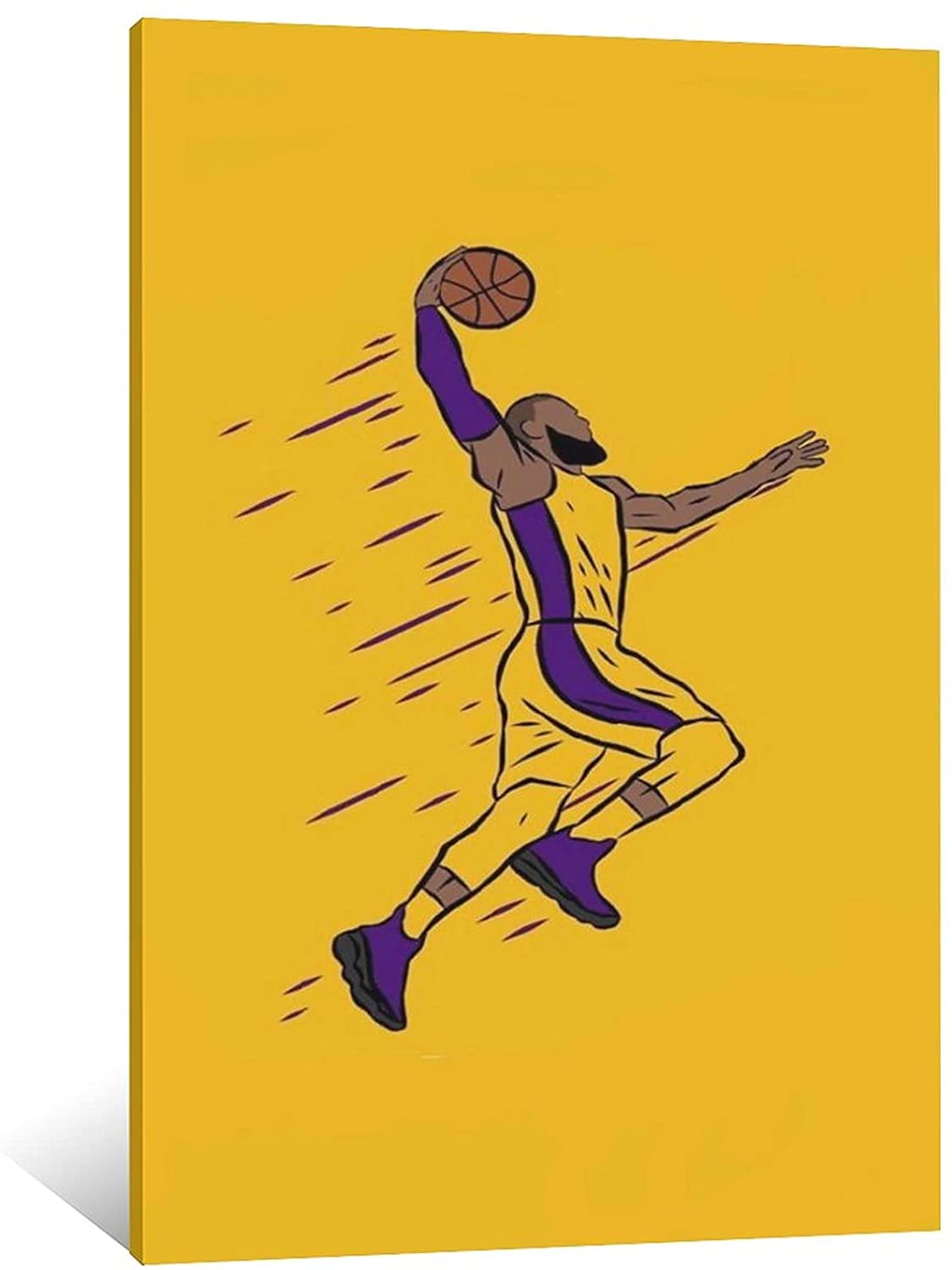 Cool Wallpaper Basketball Poster Decorative Painting Canvas Wall Art Living Room Posters Bedroom Painting 12×18inch(30×45cm): Posters & Prints