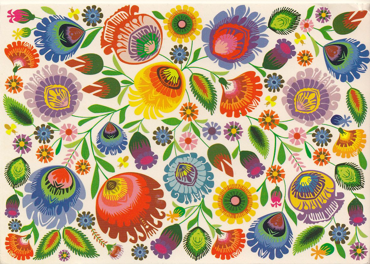 Download Digitalized Indian Patterned Folk Art Design Wallpaper  Wallpapers com