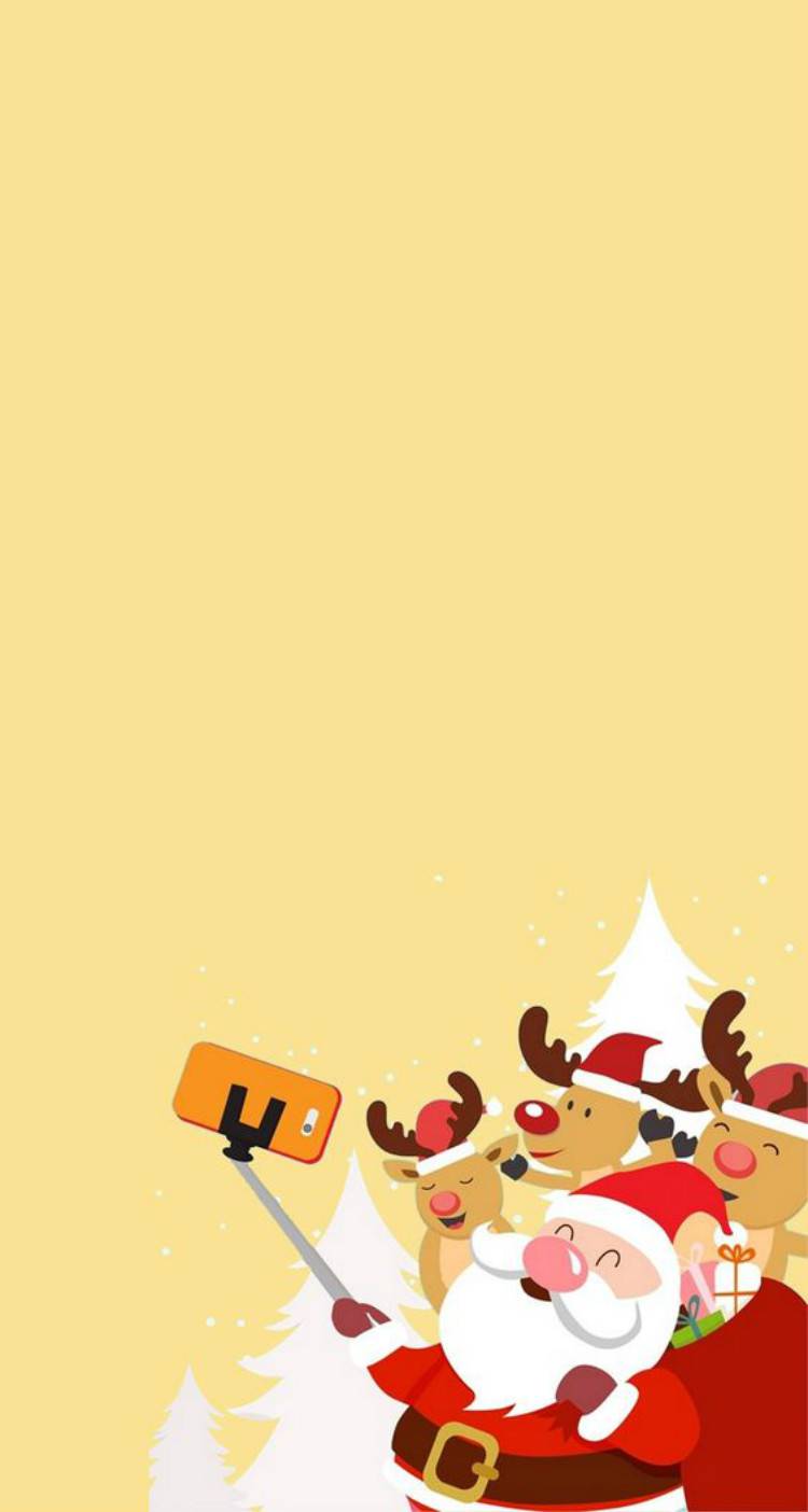 Premium Vector  Seamless background with cute reindeer on looks craft  brown paper background