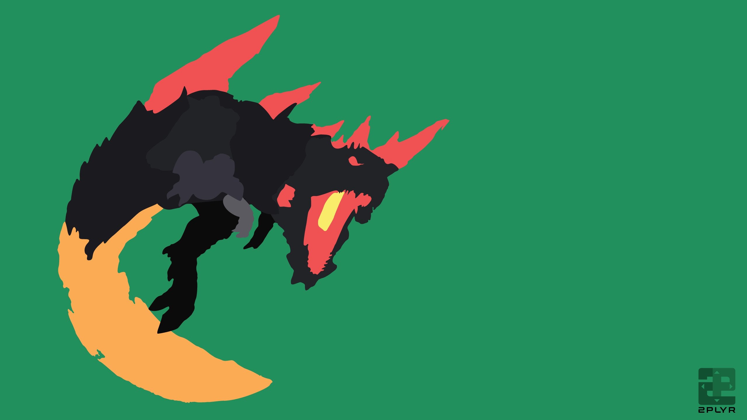 Wallpaper I've made a Glavenus MHGen Wallpaper